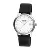 BOCCIA TITANIUM Watch Boys' Size All Titanium 34mm White/Black Leather German Made Metal Allergy Compatible Ref:510-93