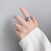 Retro Royal Flush Poker Ring For Men Punk Gothic Rock Hiphop Open Ring Unisex Accessories Handmade Designer Jewelry Lover Gift