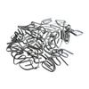 50Pcs Metal Curtain Hooks Heavy Duty Easy to Install Convenient for Hanging