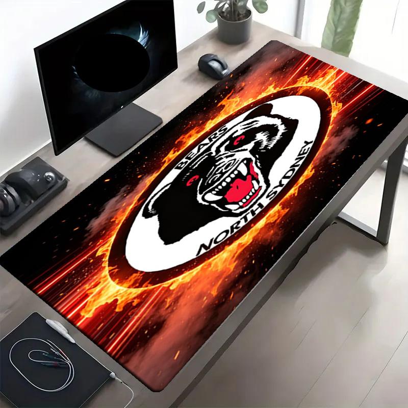 North Sydney Bears Print Mouse Pad, Anti‑Slip Desktop Keyboard Mat, for PC Laptop Gaming Working Daily Use, Cool Festival Surprise Gift