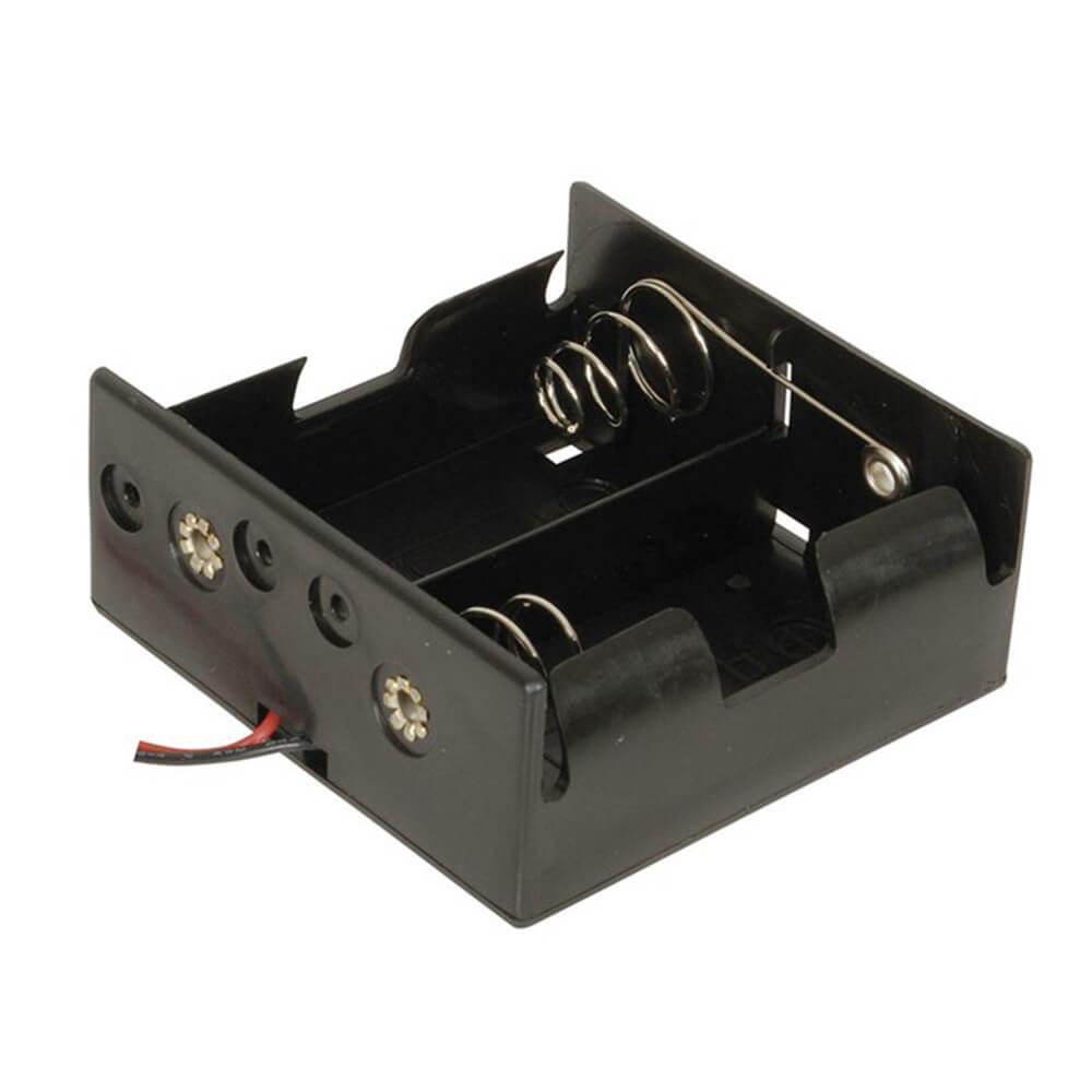 Nebeneinanderliegender Batteriehalter (2xD)