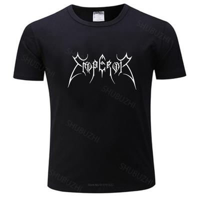Męski t-shirt z krótkim rękawem Norway Band Emperor T-shirty Męska Moda Bawełniany Czarny Metalowy T-shirt modny t-shirt męski lato