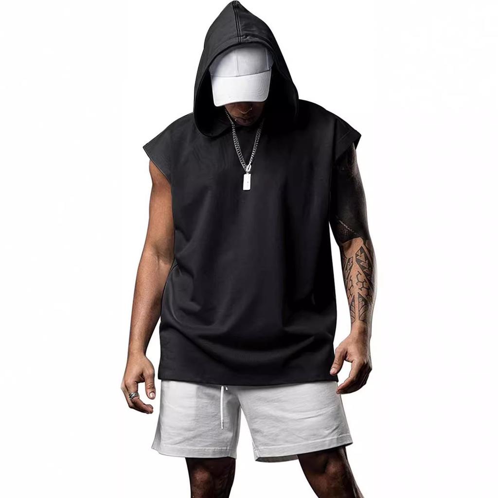 2021 Men's Casual Sleeveless Pullover T-shirt Vest