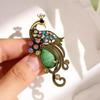 Retro Animal  Peacock Brooch For Women Clothing Coat Jewelry Accessries Gifts