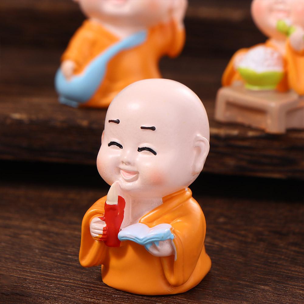 Car Decoration Cute Desktop Decor Garden Trinkets Mini Figurine Small Ornament Buddha Ornaments