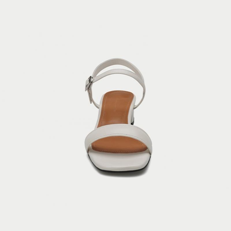 Thommcan Women S Comfort Daily Strap Sandal Nancy 01 8tmnc15m9d White