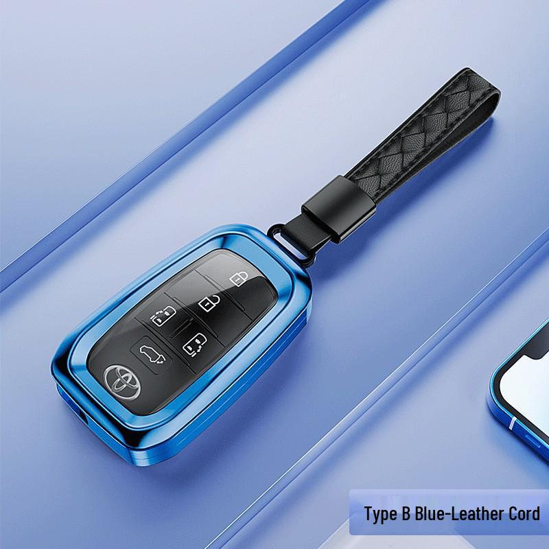 Toyota Key Case: Full Wrap Cover for Camry, Prado, Crown, Reiz, Levin, Highlander, Sienna