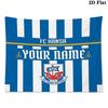 Benutzerdefinierte Name FC Hansa Rostock Gedruckte Wandteppich – Wandbehang für Schlafzimmer, Studentenwohnheime und Heimdekoration