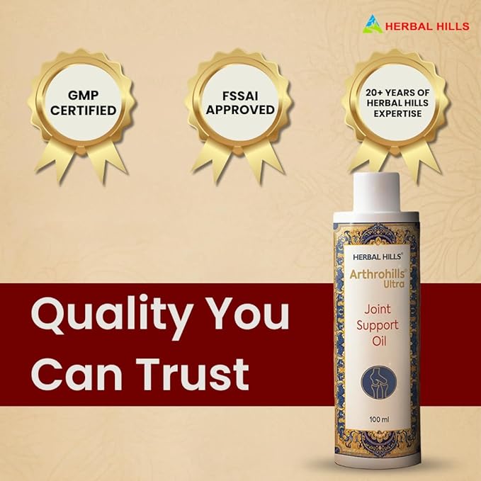 Joint Oil for Knee, Back, Shoulder & Muscle Stiffness, Fast-Absorbing, Non-Greasy Formula - 100ml (Pack of 1)