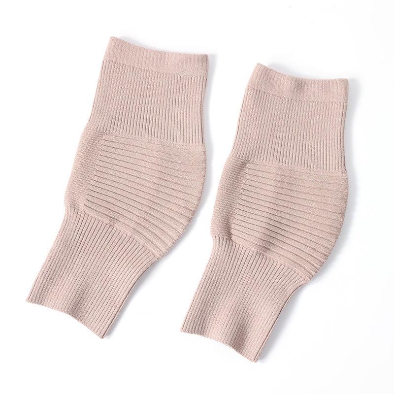 Thickened Cashmere Knee Warmers for Men & Women - Autumn/Winter Cold Protection for Middle-Aged & Elderly XL абрикосовый