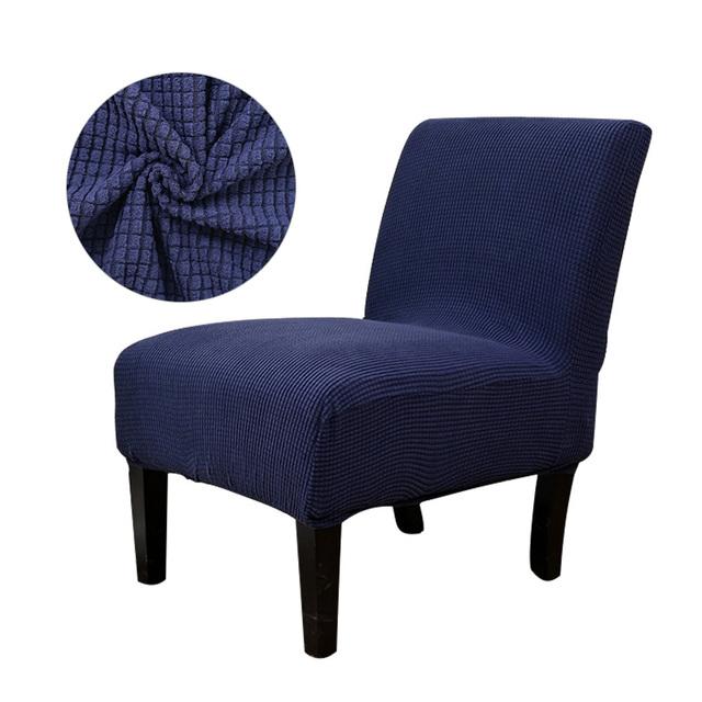 Knitted Corn Kernels Armless Chair Cover Decor Stretch Seat Slipcover Cover Protector Chair Cover Elastic Home Decoration