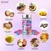 Lot de 40 capsules de vitamines pour cheveux, mélange d'huiles de traitement pour cheveux, réparation des cheveux abîmés, lisses, sérum de soin, complexe de kératine nourrissant