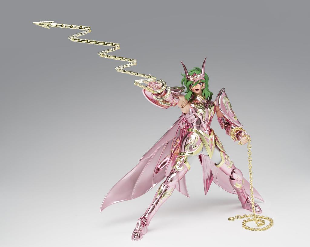 TAMASHII NATIONS Saint Seiya Myth Cloth EX Saint Seiya Andromeda Shun 170mm ABS PVC Diecast Painted Movable Figure (God Cloth) Approx. & &