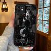 D-Death Note Matný poloprůhledný kryt na telefon Pro Iphone 16 ProMax 15 14 13 12 11 X XS PRO Plus
