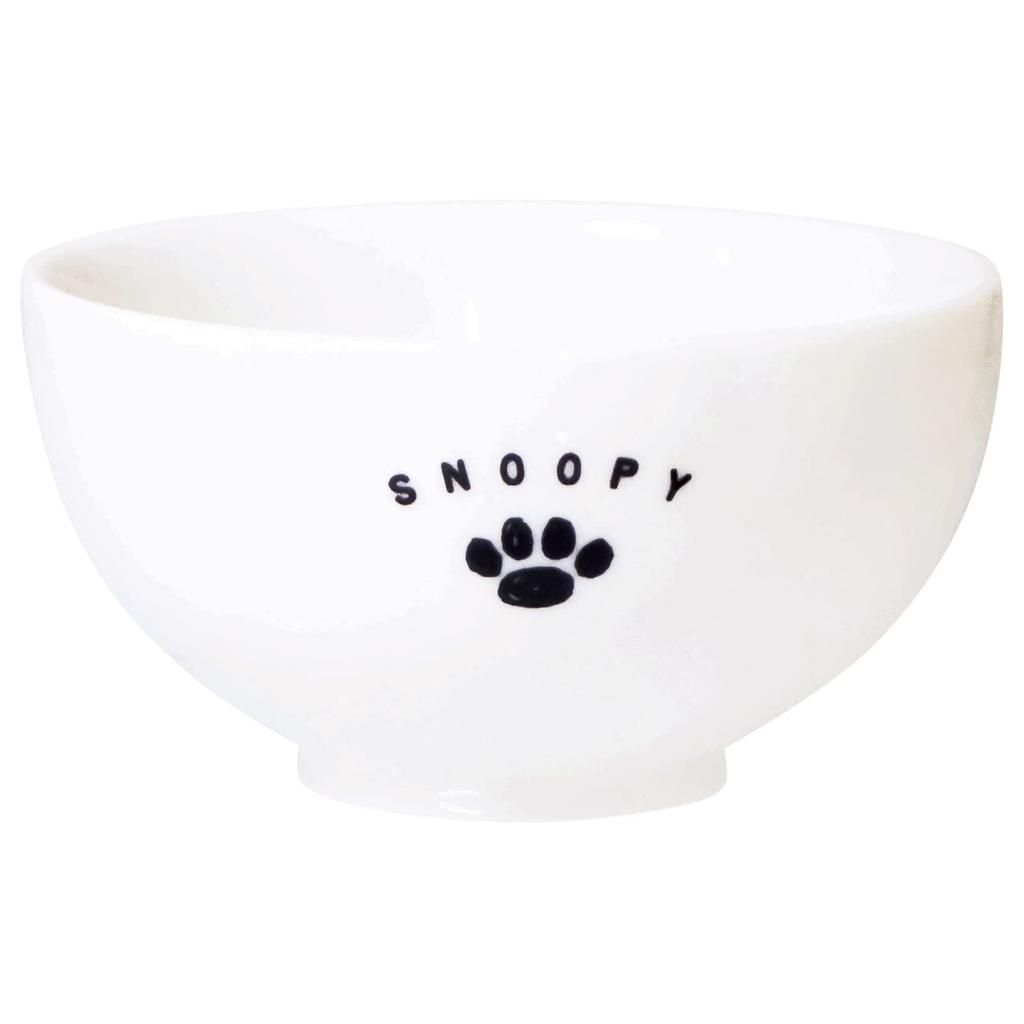 PEANUTS Snoopy Rice Face Made In 615120 Bowl, Approx. 11cm, Up, Japan,