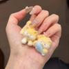 Hairpin Flocked Cat Hug Fish Design Hair Clip Soft Healing Multiple Expression Styles Versatile Hair Accessory