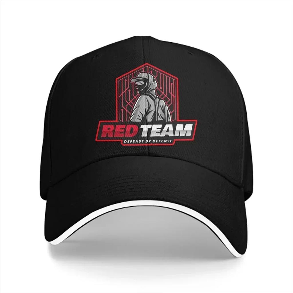 Dad Hats Cyber Security Red Team Defense by Offense Mens Hat Sun Visor Baseball Caps Linux Operating System Peaked Cap
