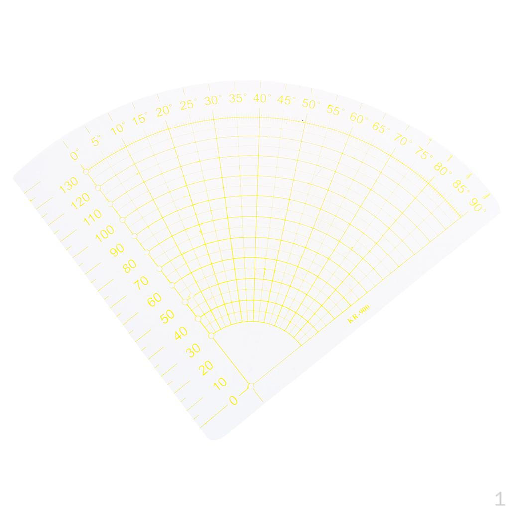 Sector Shape Acrylic Ruler Quilt Patchwork Template Quilting Tools