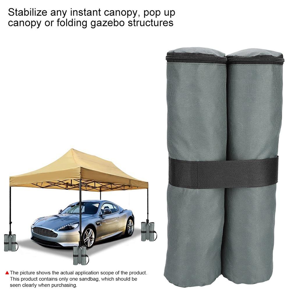 

600D Oxford Cloth Canopy Weighted Sand Bags Sturdy Straps Canopy Weights Sand Bags Outdoor Camping зелений