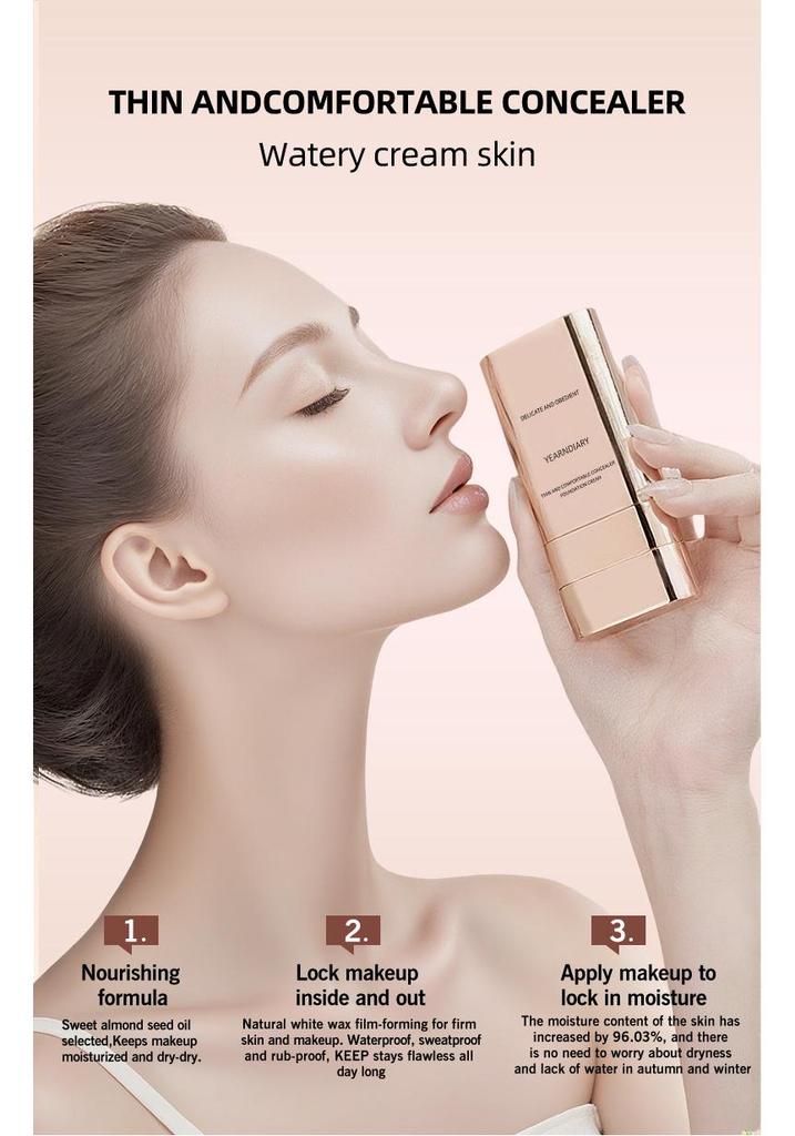Vodotěsná oboustranná tyčinka na make-up a korektor pro konturování, rozjasnění a dlouhotrvající bezchybný vzhled