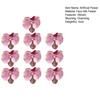 10 Pcs Artificial Faux Silk Phalaenopsis Flower Heads Fake Orchid Head for Wedding Floral Bouquet Decor DIY Craft Making