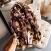 Warm Wool Scarf Women'S Winter Double-Sided Imitation Cashmere Thickened Scarf Air Conditioner Shawl Live Broadcast Explosion