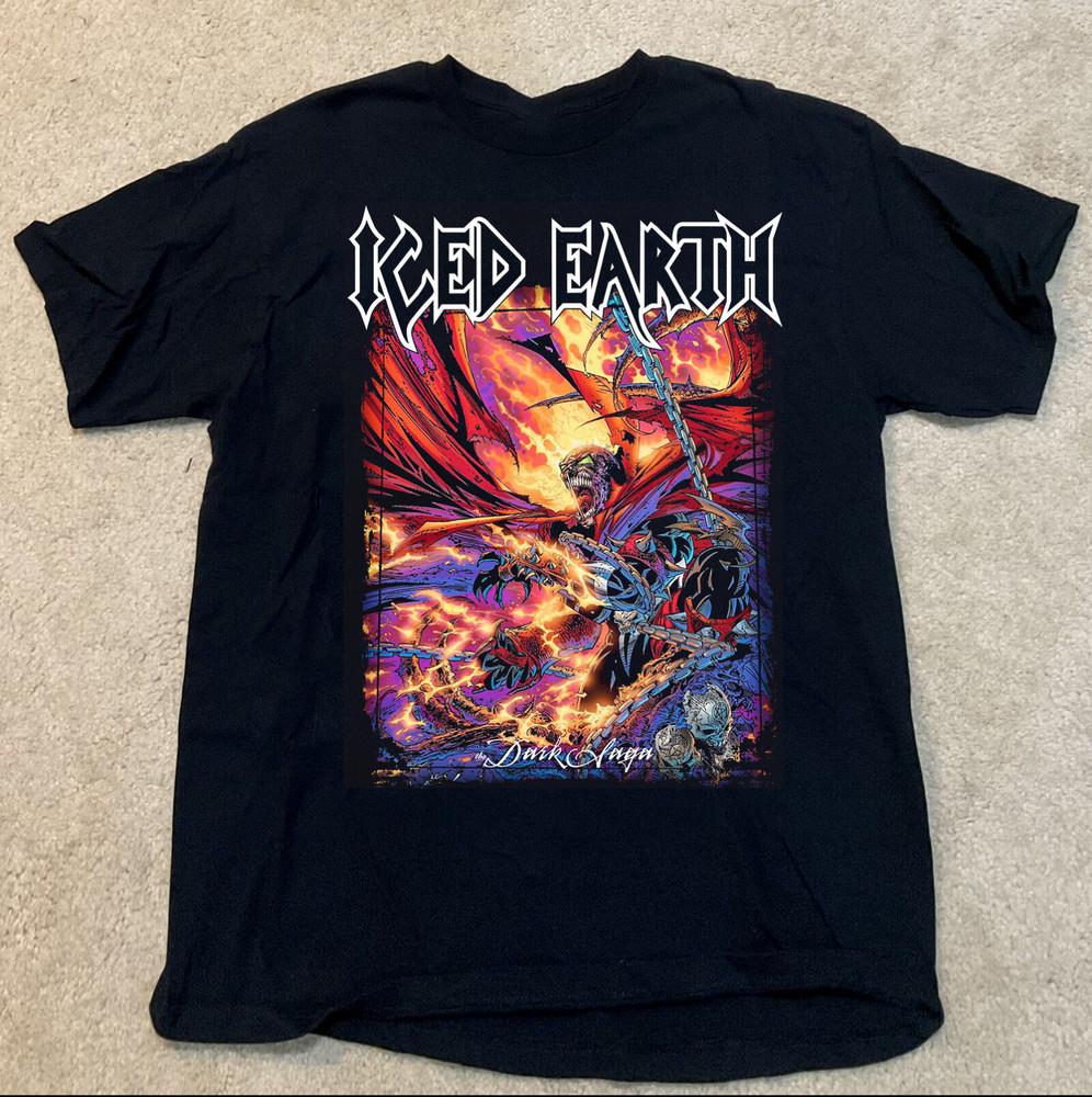Iced Earth The Dark Saga Unisex T-Shirt All Size S To 5XL Unisex T-Shirt XXL