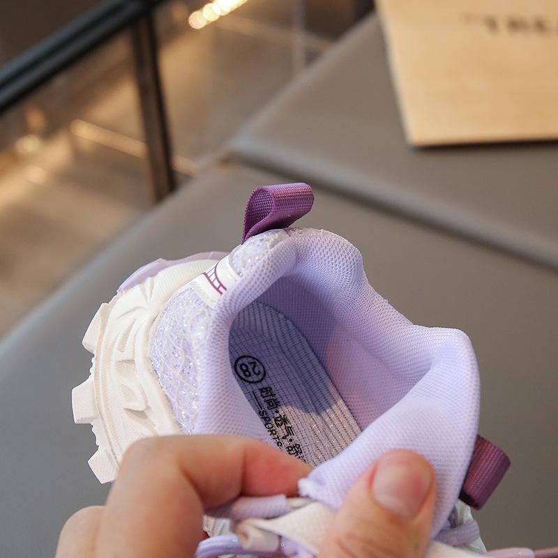 Kids' Breathable Double Mesh Sports Shoes, Non-slip Soft Sole, Spring 2026 New Arrivals for Boys and Girls