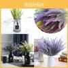 Stunning Lavender Plastic Bouquet With Realistic Appearance For Home Decor