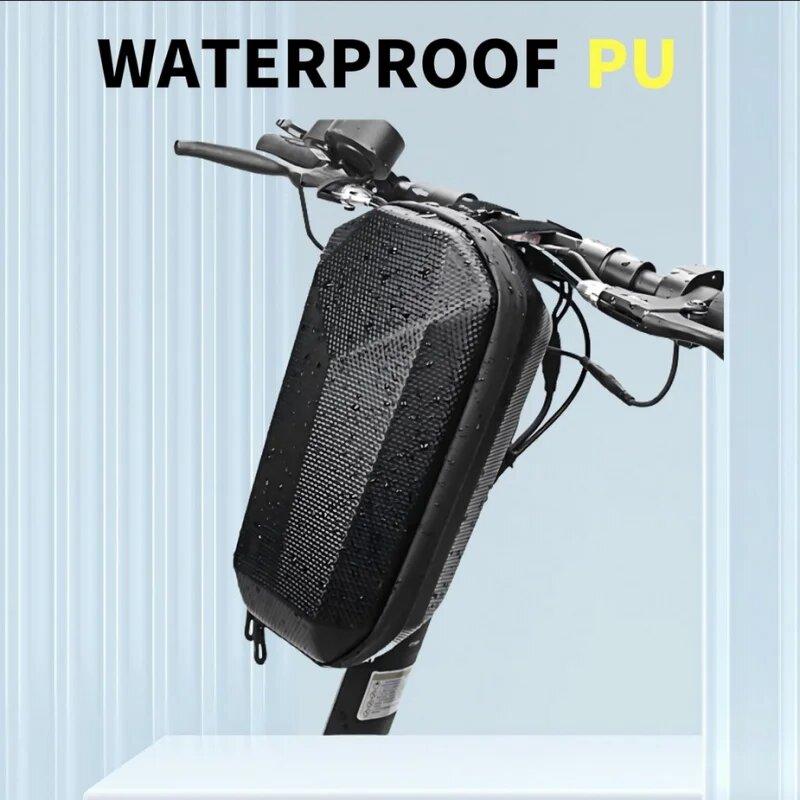 Waterproof Bicycle Storage Bag Big Capacity Hard Shell Electric Scooter Front Bag Portable Hanging Bag