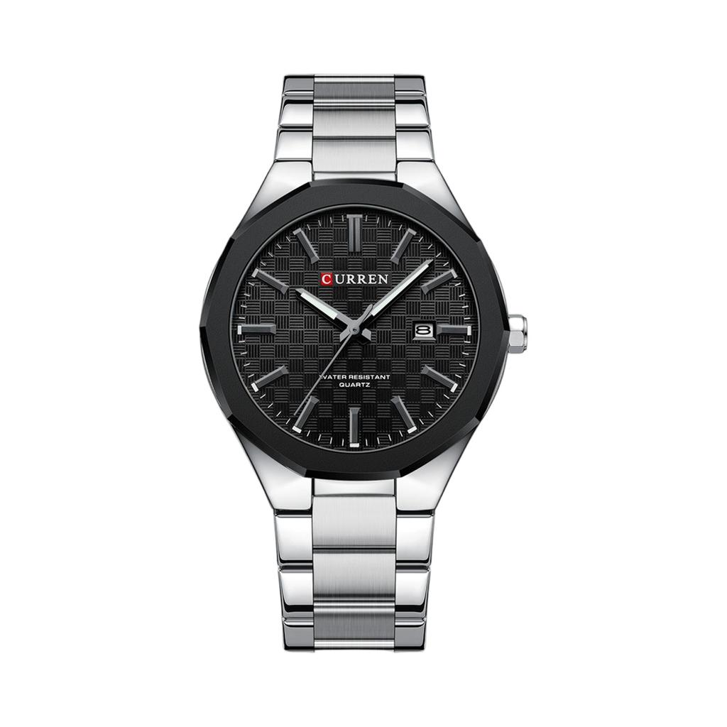 Vanntett lysende løpevekkerklokke for menn