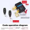 DC 12V Remote Battery Disconnect Switch 260A Automatic Power Shut Off Switch Car Remote Battery Cut Off Switch for Car Truck SUV