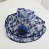 USB Charging Solar Fan Cap Anti-UV Cooling Fan Hat Women Sun Hat Fisherman Hat  Summer Season