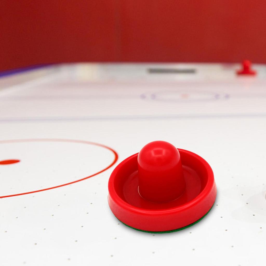 Air Hockey Schieber, Zubehör für Spieltische Rot Sport Grün Filz Tor Griffe Schieber