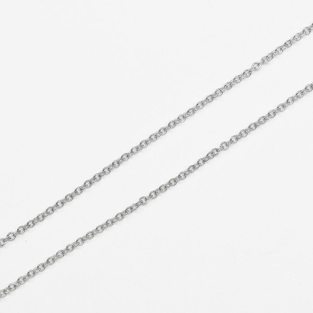 TIFFANY&Co. dots circle Necklace Pt950Platinum/diamond 7.6g Women Used