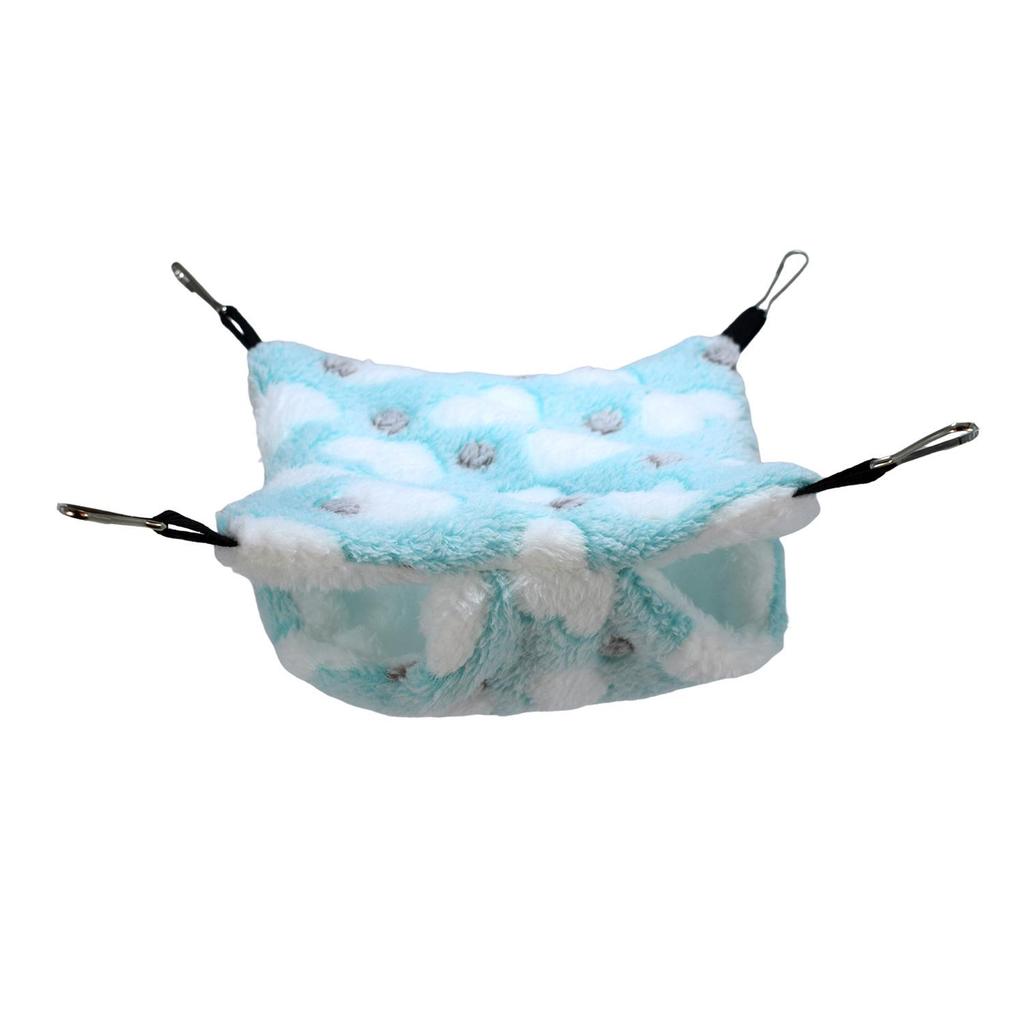 Sugar Glider Double-Layer Hammock: Cozy Hanging Bed for Squirrels & Hamsters