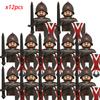 MOC Creative Medieval Game Valley Kinghts Ailin Guard Figures Warrior Armored Soldiers Army Weapons Helmet Blocks Bricks Toys
