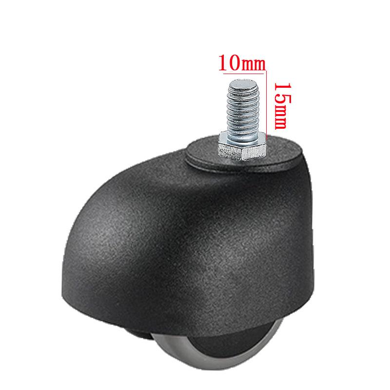 Universal Silent Executive Office Chair Swivel Casters - Boss Bread Wheels with Circlip