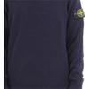 STONE ISLAND Solid Color Crew Neck Fitted Long Sleeve Sweater Men Sweater Navy-Blue 7115552A3-V0020