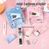 Mini Cartoon Stapler Set - Cute Student Multifunctional Stapler for Binding Exam Papers