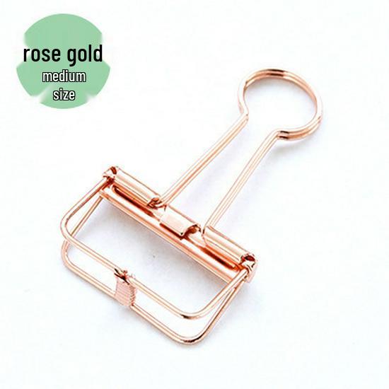 Antique Bronze Swallowtail Clip, Gold-Silver Plated 32mm