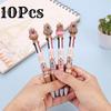 10Pcs Four-color Ballpoint Pen, Used for Water Dolphin Pens, for Office Work, Problem Solving, Signature Writing, Diaries, Notes, Student Classroom Pr