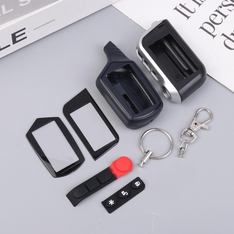 1 Set For Russian Starline A91 A61 B9 B6 Lcd Remote Control Two Way Car Alarm System Key Shell Body Cover Keychain Case