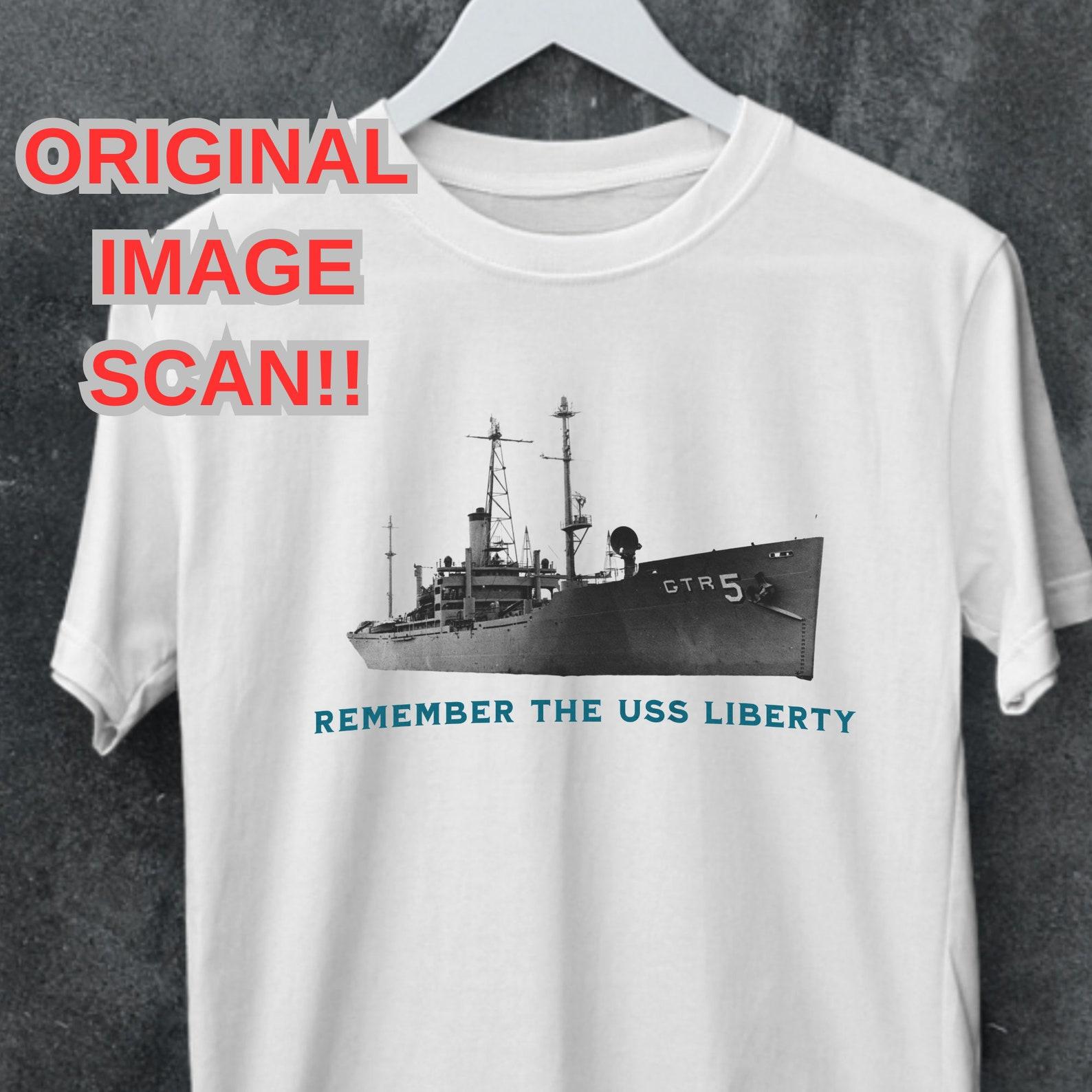 USS Liberty Ship T-Shirt, Naval History Tee, Military Vessel Clothing,patriotic,USA proud shirt. 4XL