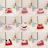 Melody Hello Kitty Puppen Dekor Schulter Crossbody Tasche Künstliche Perlenhenkel für den täglichen Gebrauch