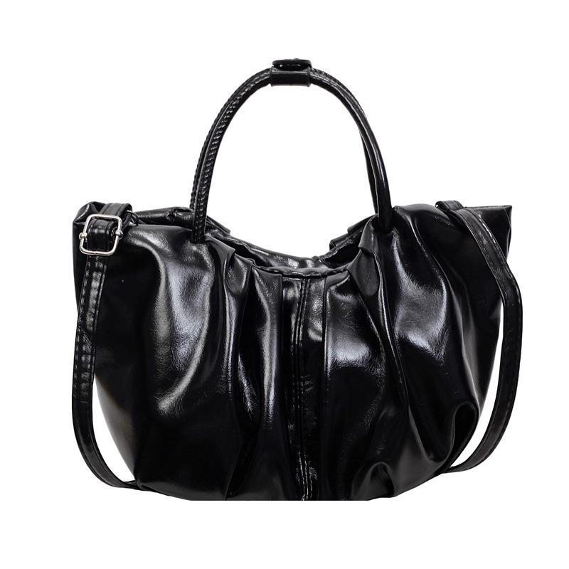 Осенняя французская плиссированная сумка-облако 2025: Новая Модная Текстурированная Повседневная Сумка и Сумка-Кроссбоди