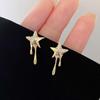 Trendy 2023 Sterling Silver Cartilage Stud Earrings for Women - Niche Design, High-End Feel, Ear Care Accessories
