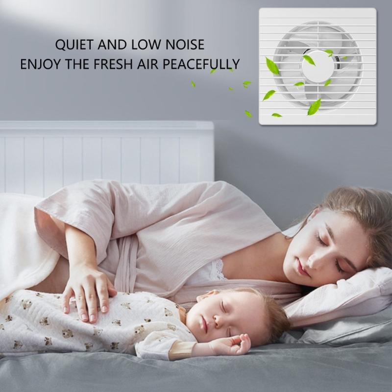 4inch Bathroom Exhaust Fan With Humidity Sensors Auto Activation Quiet Operation IPX4 Waterproof for Molds Prevent