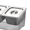 Chilled Condiment Server Tray Removable Containers for Small Ingredients for BBQ Milk Tea Shop Hotel Taco Bar Restaurant
