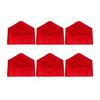 6PCS Santa Hat Chair Covers Christmas Decor Dinner Chair Xmas Cap Sets